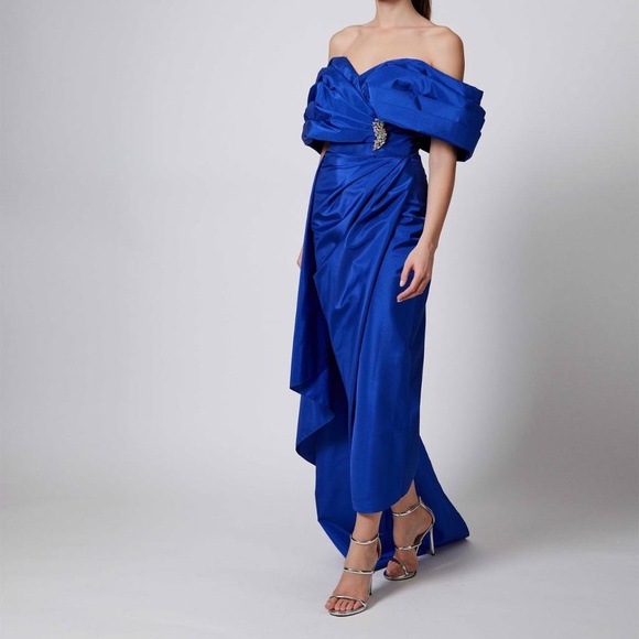 'Maria' Glamorous Satin Maxi dress,Wedding guest,Homecoming, Romantic date